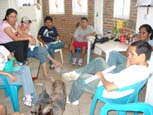 En el campamento