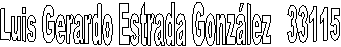 Luis Gerardo Estrada Gonz�lez   33115