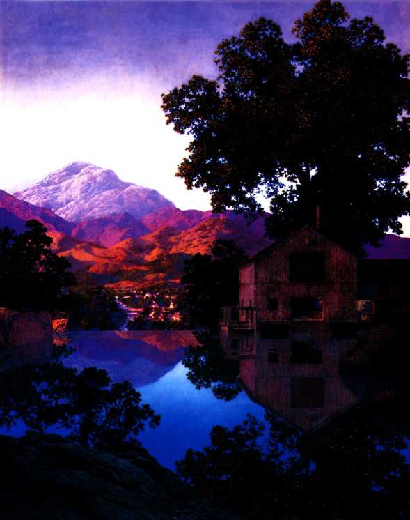 "The Millpond" (1945) by Maxfield Parrish