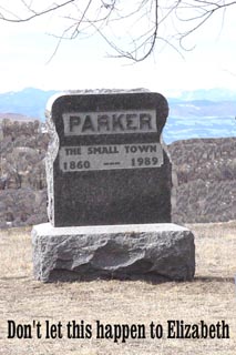 Death of small town Parker