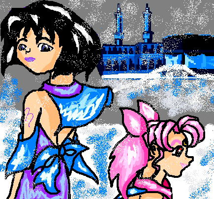 Princess Saturn and Princess Chibi Serenity/Small Lady