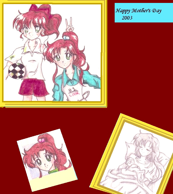 Makoto/Lita and daughter