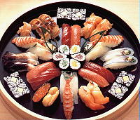 sushi platter
