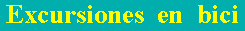 Excursiones con bici