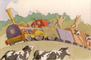 The Train by Czeslaw Knobbe
