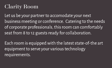 Clarity Meeting Room 3