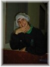 Young Master Alex, of the Mary Rose, looking hunky in a fetching hat!