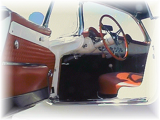 This is an original 1957 fuel injection 4-speed Corvette (very rare)