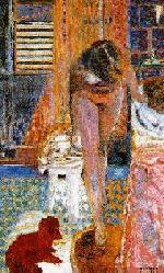 pierre bonnard - the bathroom [detail]