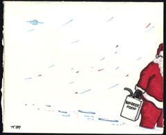 ted's card: reindeer food