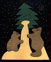 bears in the woods