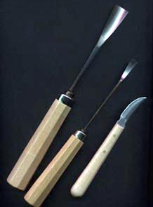 the woodcarving tools my father gave me