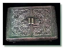 silver cigarette box, 1961
