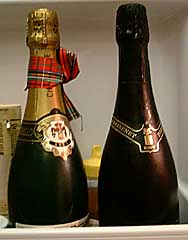  you just never know when you are going to need to pop the cork on a bottle of champagne. it says something about the excitement level in my life that they have been there for over a year. 