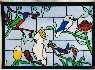 Aussie Fauna and Flora Lead-light look artwork 