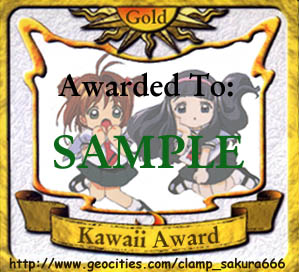 Gold Kawaii Award