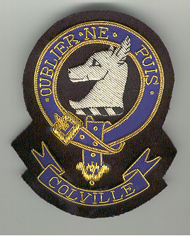 Colville Embroidered Clan Badge