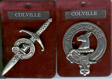 Colville Kilt Pin and Badge
