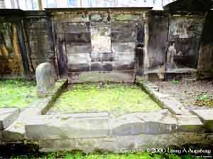 15th Earl's Memorial carved in granite