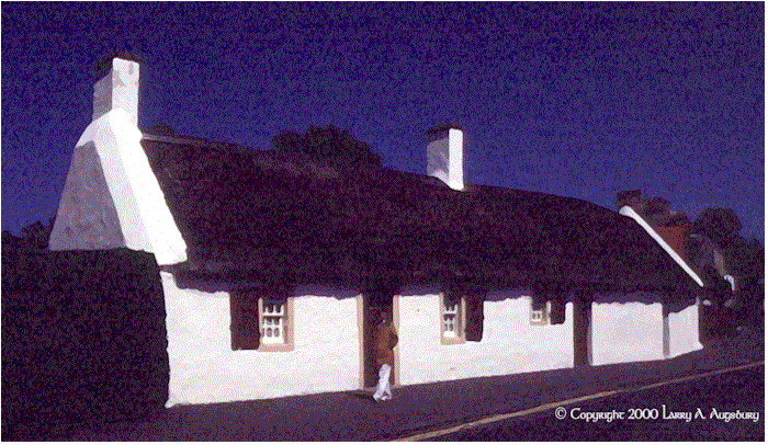 Robert Burns Cottage in Alloway Scotland