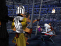 The battle commences