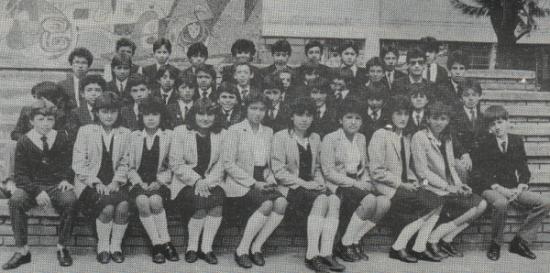 El curso en 1985, tercero de bachillerato.