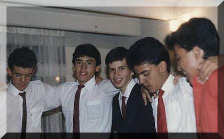 En la fiesta de grado.