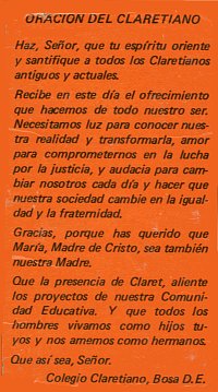 Oraci�n del Colegio