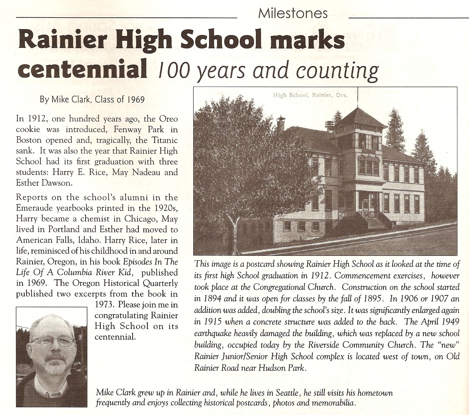 Rainier, OR Historical Museum