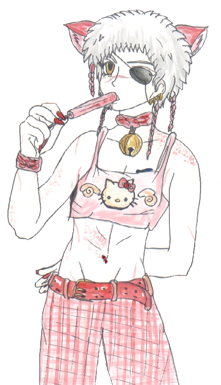 Also a live journal thing. Farf lost a bet to Schu and had to stay like this till midnight