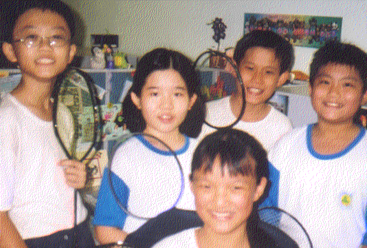 We're the badmintons of singapore....just believe...just believe..*sings*