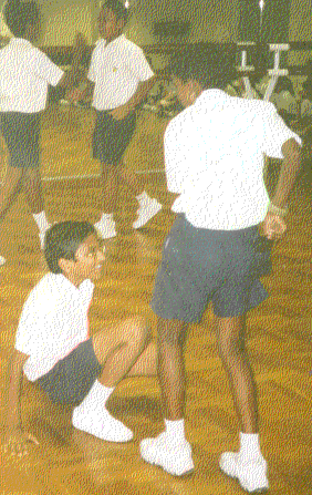 Rahman:why r u pushing me?????Pratheep: you STOLE my girlfriend AGAIN!!!