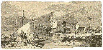Entrance to the Old Port of Aegina, by Gray in Wordsworth, C. Greece: Pictorial, Descriptive, Historical. London 1882