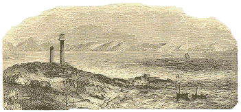 Coast of Epidaurus from the Ancient Temple, by G.F. Sargent in Wordsworth, C. Greece: Pictorial, Descriptive, Historical. London 1882