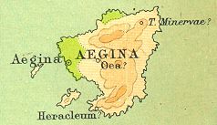 Old Map of Aegina