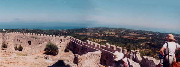 View to the northwest from Castle Chlemoutsi
