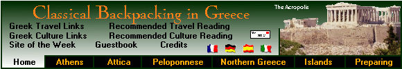 Main Image Map - Classical Backpacking in Ancient Greece