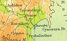 Old Map of Marathon