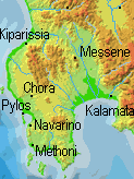 Messenia - Topographical Map