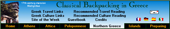 Main Image Map - Classical Backpacking in Ancient Greece