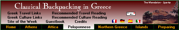 Main Image Map - Classical Backpacking in Ancient Greece