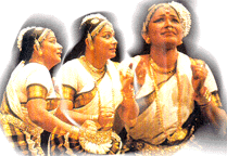Some poses of Mohini Attam