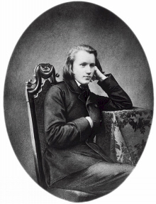 A very young Johannes Brahms