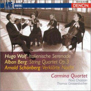 Carmina Quartet - Verklate (CD cover)