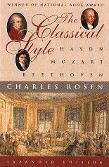 The Classical Style - Charles Rosen (book cover)