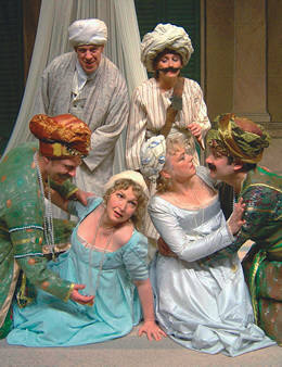 Cast from the Swansea City Opera production of Mozart's Cosi Fan Tutte