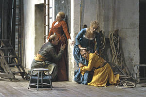 Scene from Mozart's opera Cosi Fan Tutte