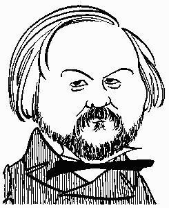 Calicature of Mikhail Glinka
