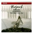 Mozart: Wind sonotas, various performers (CD cover)