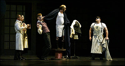 Scene from The Overcoat